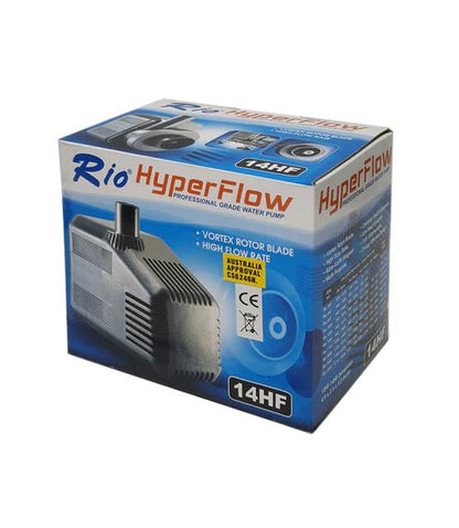Submersible Water Pump 3190L/HR - Rio Hyperflow 14HF Professional Grade Pump for Hydroponic Systems