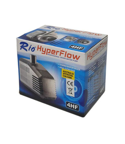 Submersible Water Pump 990L/HR - Rio Hyperflow 4HF Professional Grade Pump for Hydroponic Systems