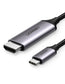 UGREEN Type C to HDMI Male to Male Cable Aluminum Shell 2m (Gray Black) 50571