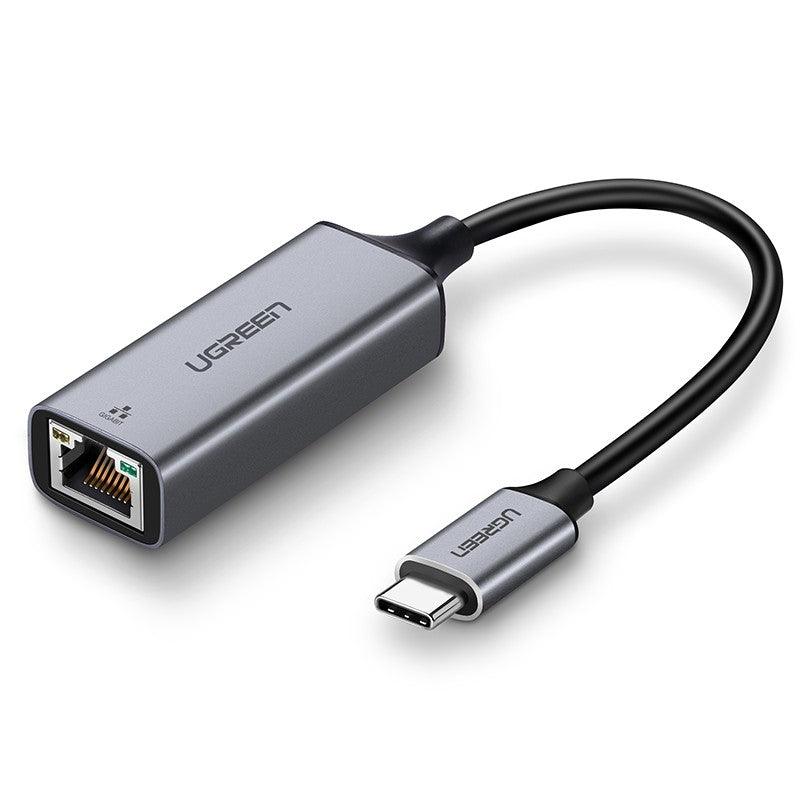 UGREEN USB Type C to 10/100/1000M Ethernet Adapter (Space Gray) 50737