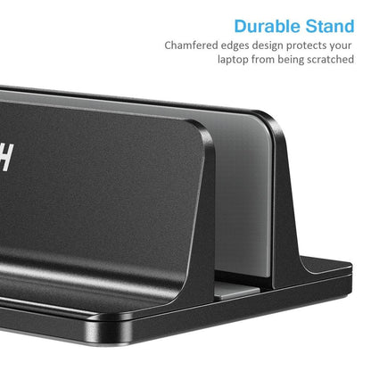 CHOETECH H038-BK Desktop Aluminum Stand With Adjustable Dock Size for Laptops and Tablets