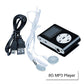 Mini Clip 8G MP3 Music Player With USB Cable & Earphone Black
