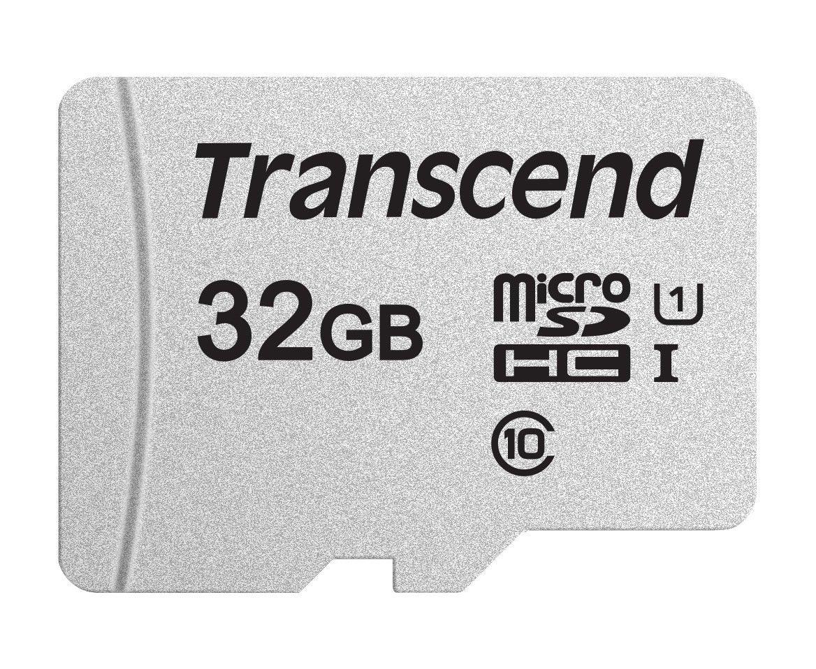 TRANSCEND TS32GUSD300S 32GB UHS-I U1 microSD w/o Adapter (microSDHC I, C10, U1)