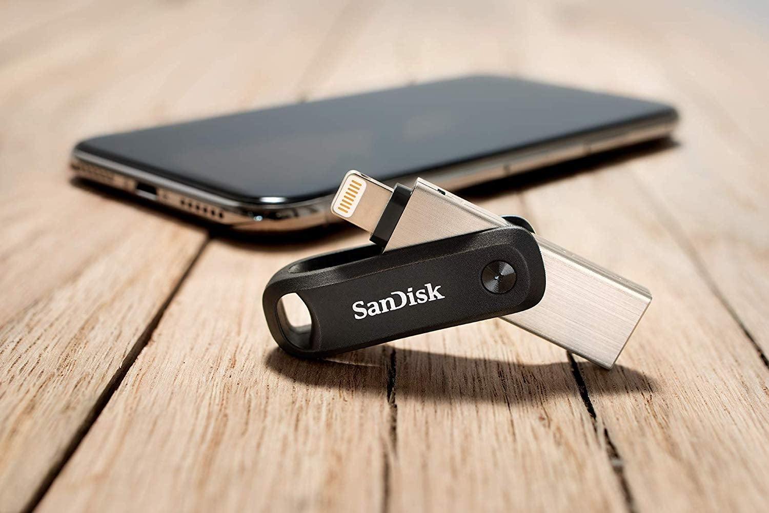 Sandisk Ixpand Flash Drive GO SDIX60N 256GB Black IOS USB 3.0 SDIX60N-256G-GN6NE