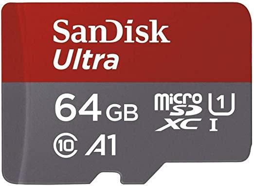 SANDISK SDSQUA4-064G-GN6MN Micro SDXC Ultra UHS-I Class 10 , A1, 120mb/s No adapter
