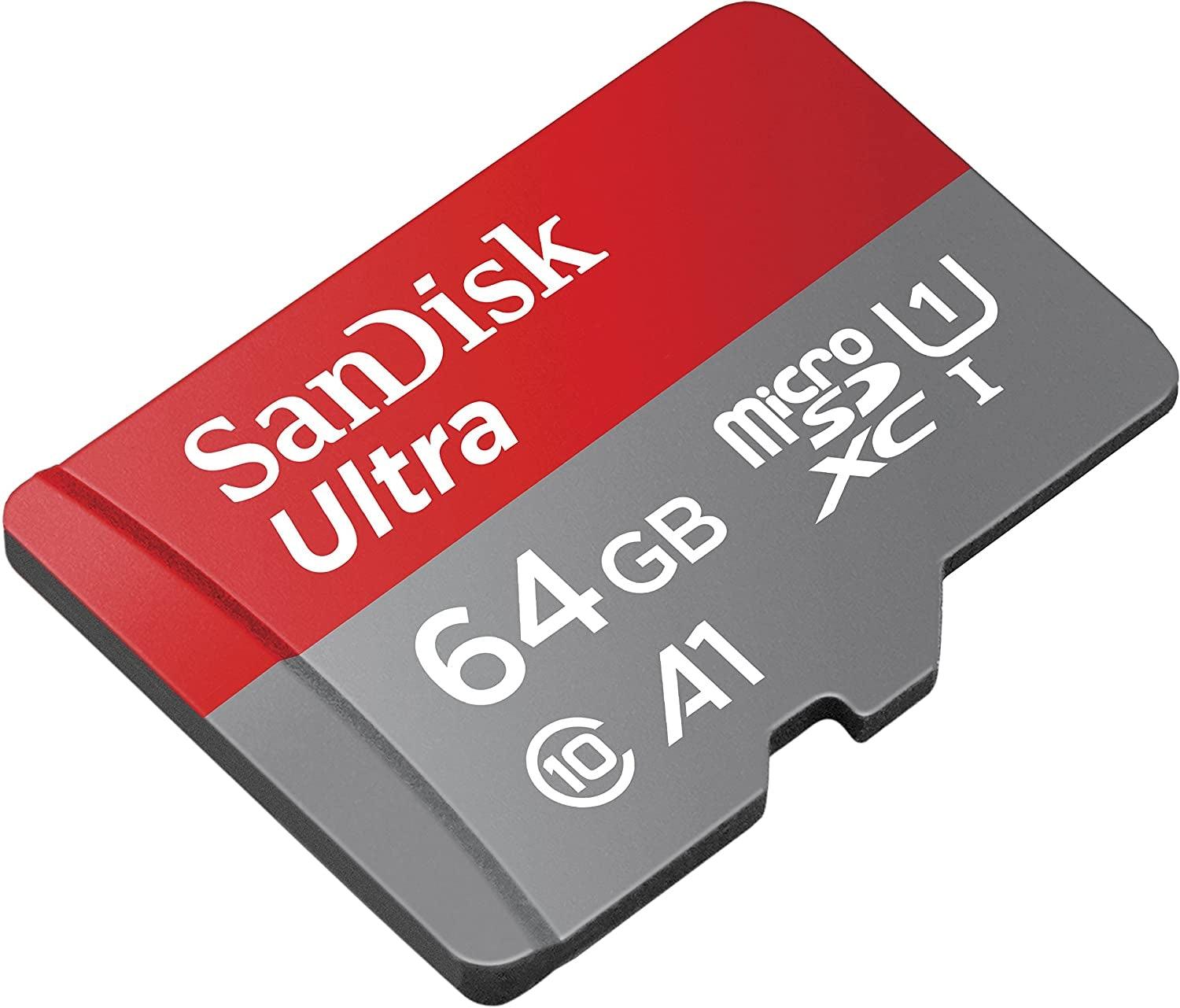 SANDISK SDSQUA4-064G-GN6MN Micro SDXC Ultra UHS-I Class 10 , A1, 120mb/s No adapter