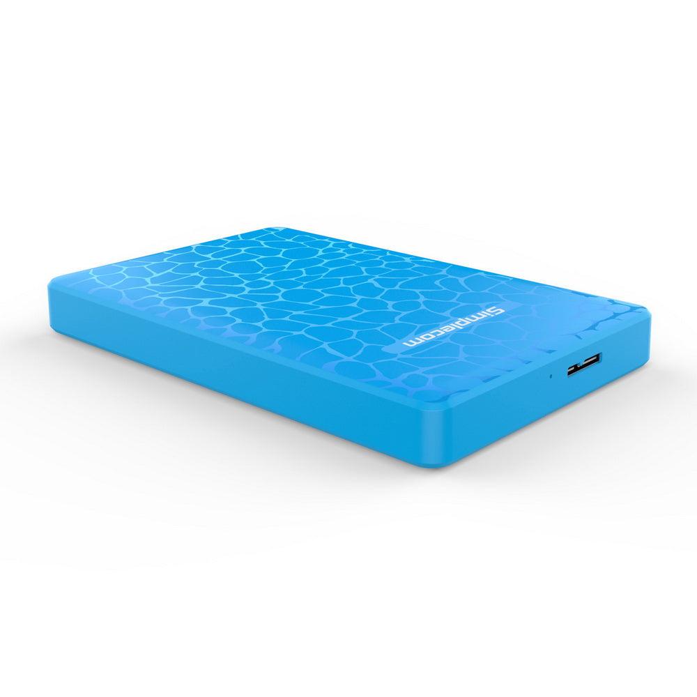 Simplecom SE101 Compact Tool-Free 2.5'' SATA to USB 3.0 HDD/SSD Enclosure Blue