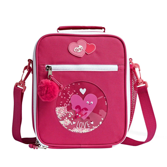 Tinc Lovely Mallo Sequin Satchel Lunch Bag (Pink)