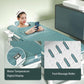 Foldable 135cm Large Massage Bathtub Portable Bath Tub with Drain for adult