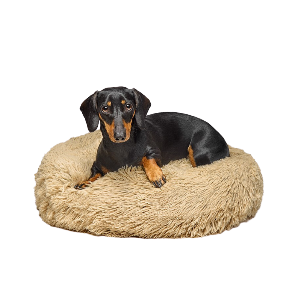 Fur King "Aussie" Calming Dog Bed  - Brindle - 60 CM - Small