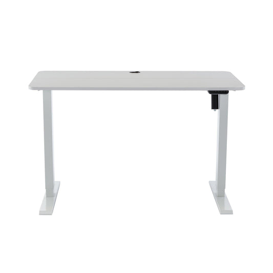 1.2m Sit And Stand Desk In White