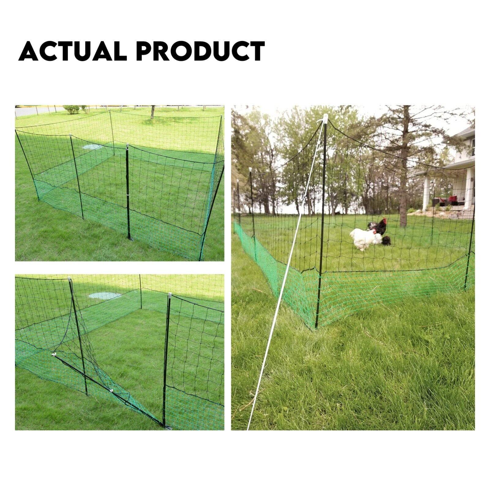 POULTRY NETTING Quality Net Chicken Electric Fence 60m X 115cm