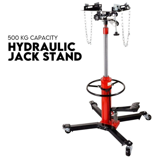 Transmission Jack 0.5 ton 2-Stage Hydraulic High Lift Vertical Telescopic