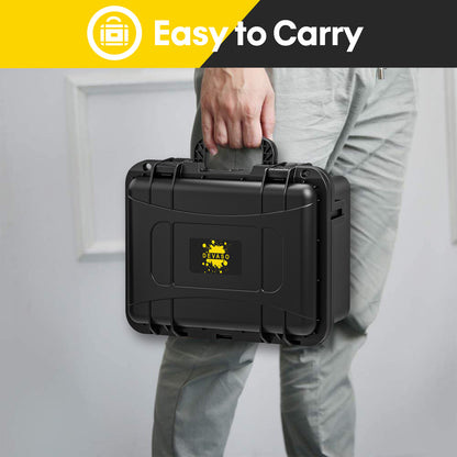 DEVASO Carrying Case for Nintendo Switch OLED Case, Professional Safe Hard-Black