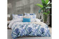 Luxton Double Size Adelina Blue Teal Tropical Quilt Cover Set