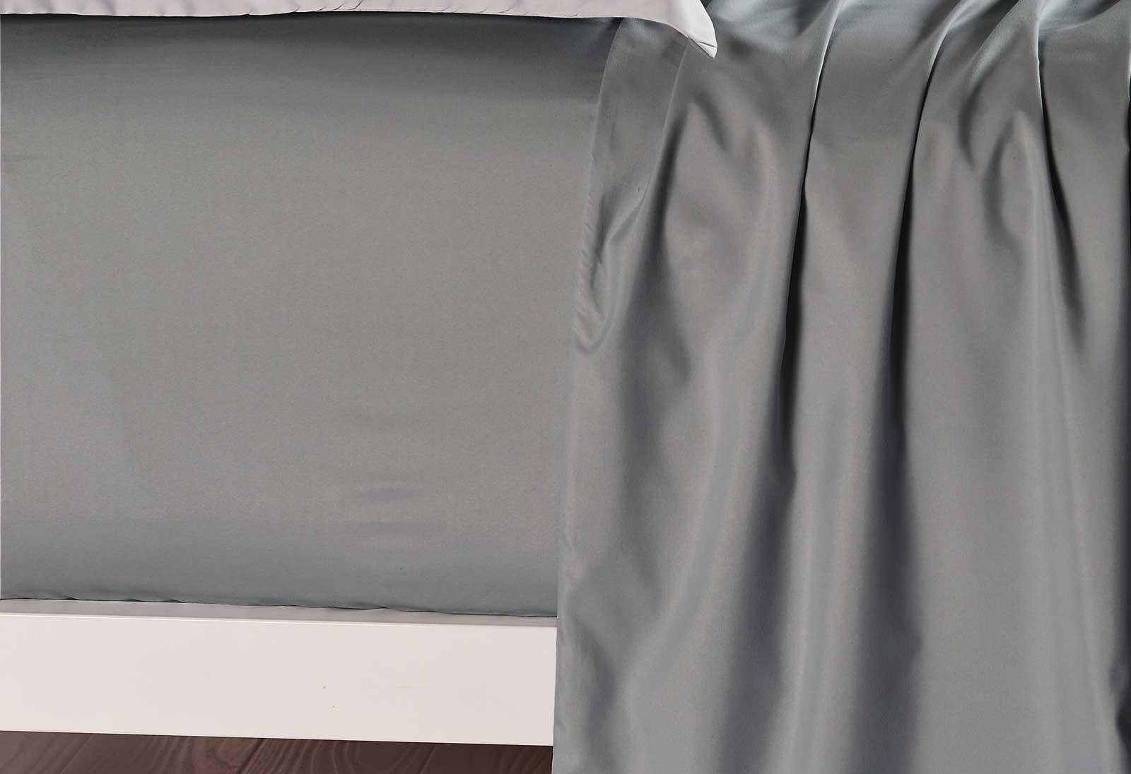 Luxton King Size Slate Color Fitted Sheet