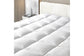 Luxton Single Size 1000GSM Bamboo Mattress Topper with Gusset Support