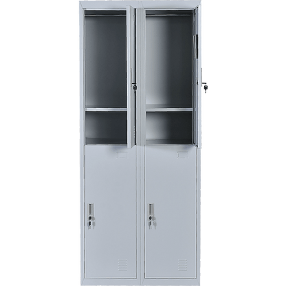 Four-Door Office Gym Shed Storage Locker