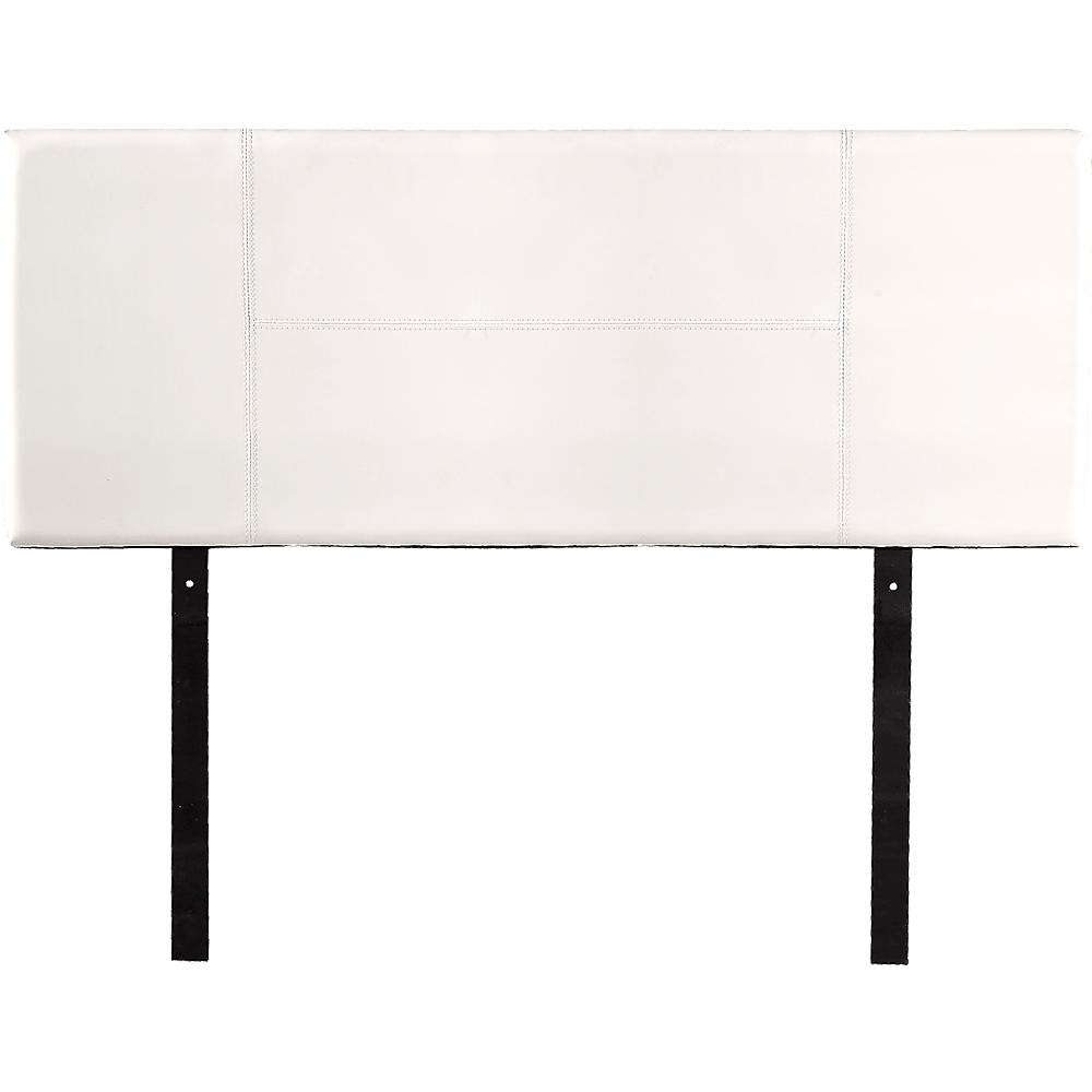 PU Leather Double Bed Headboard Bedhead - White