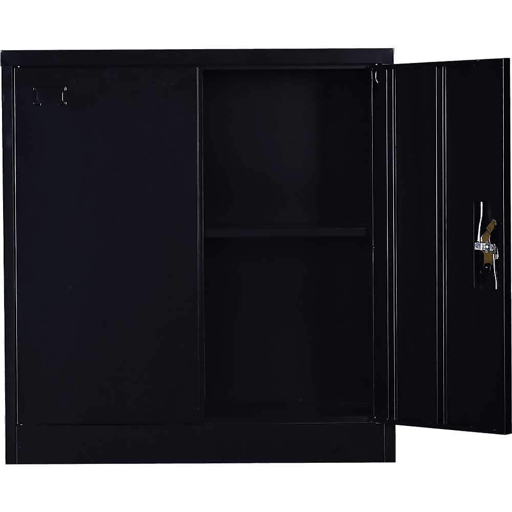 Two-Door Shelf Office Gym Filing Storage Locker Cabinet Safe