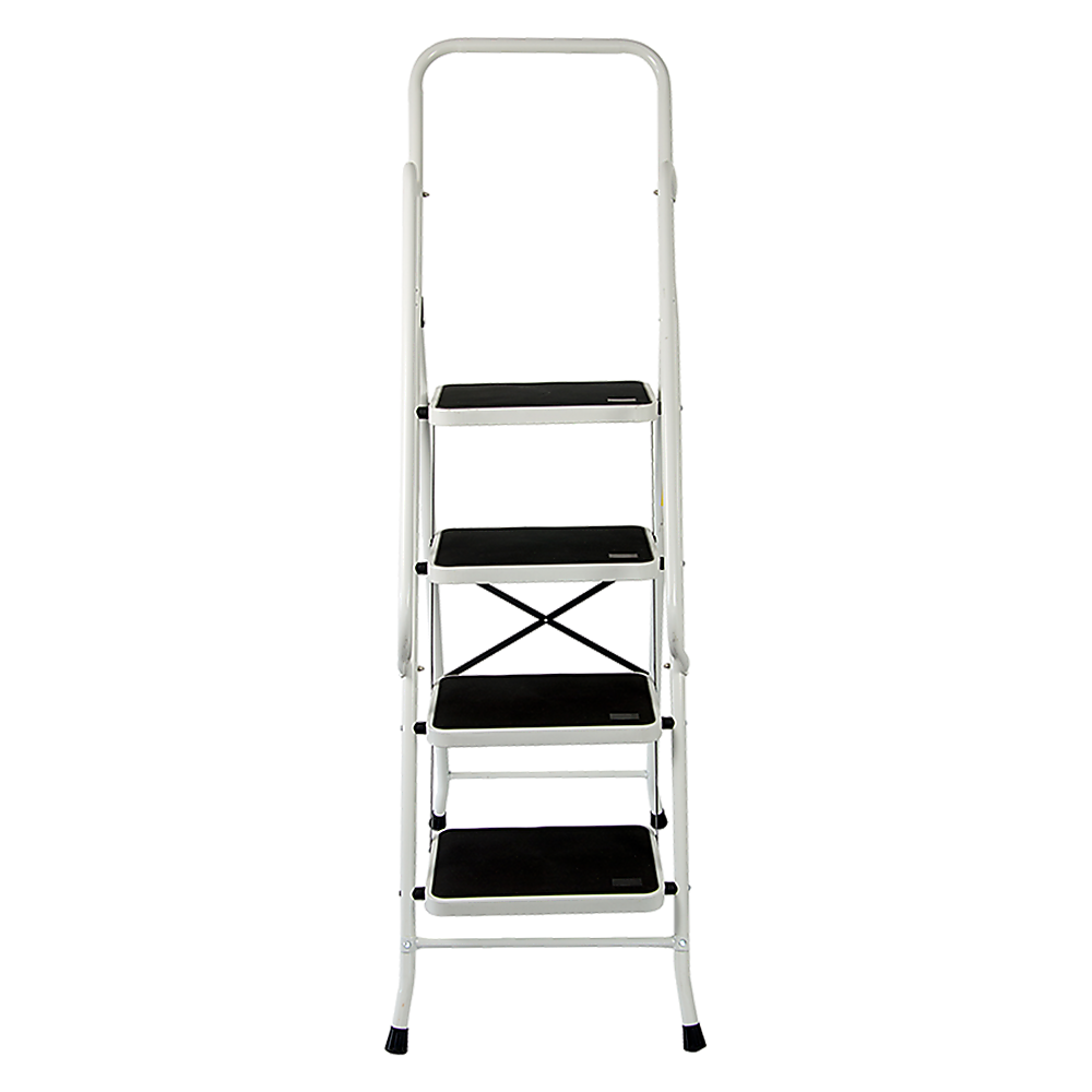 Foldable Non Slip 4 Step Steel Ladder