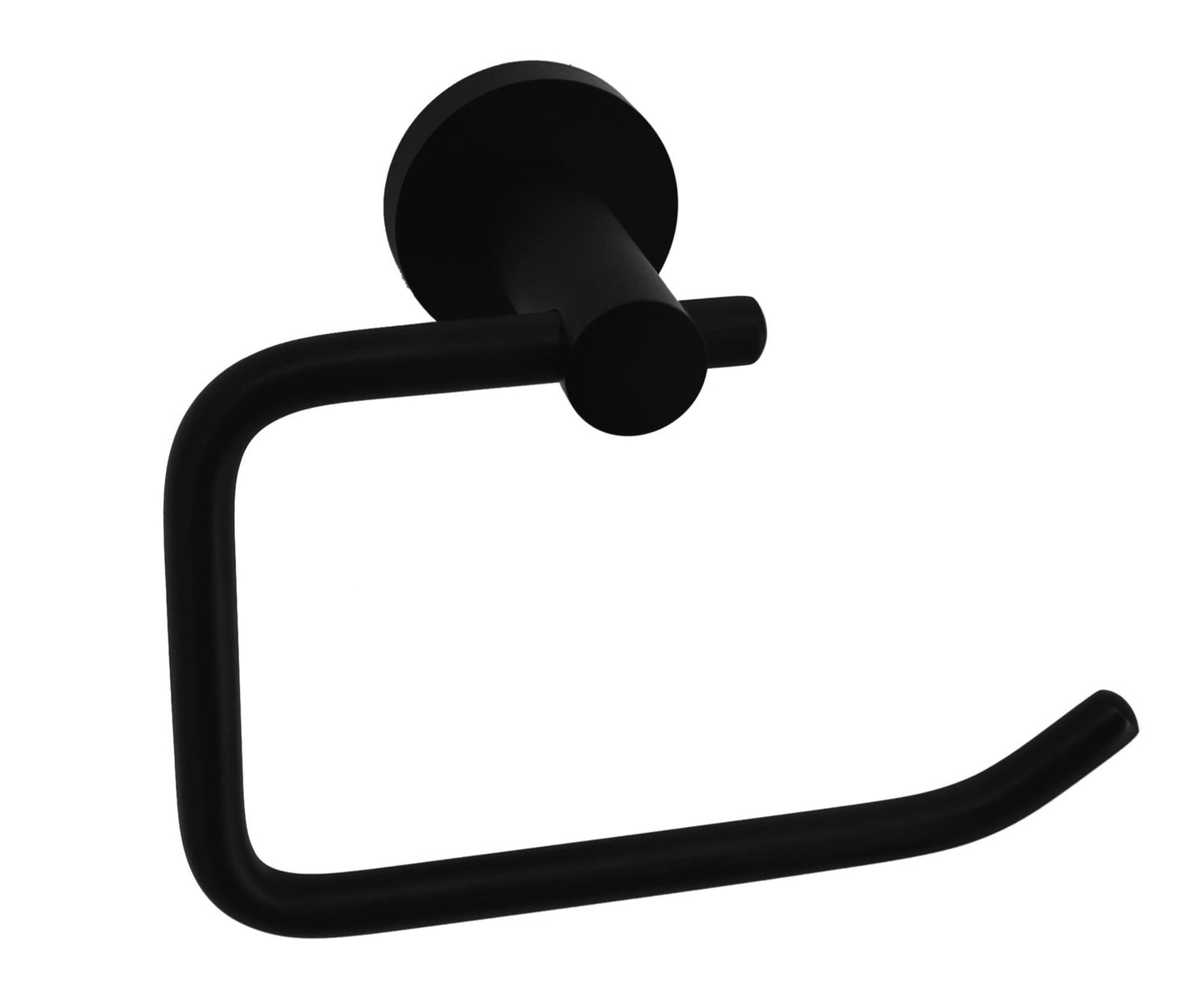 Classic Toilet Paper Holder Electroplated Matte Black Finish