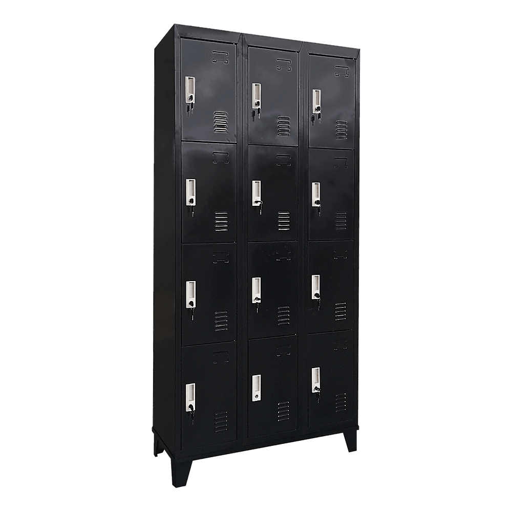 Twelve-Door Office Gym Shed Storage Locker