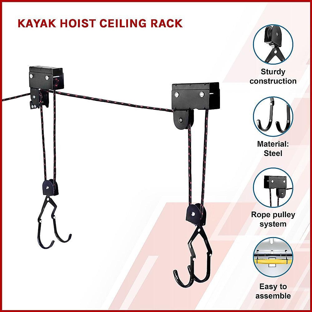 Kayak Hoist Ceiling Rack