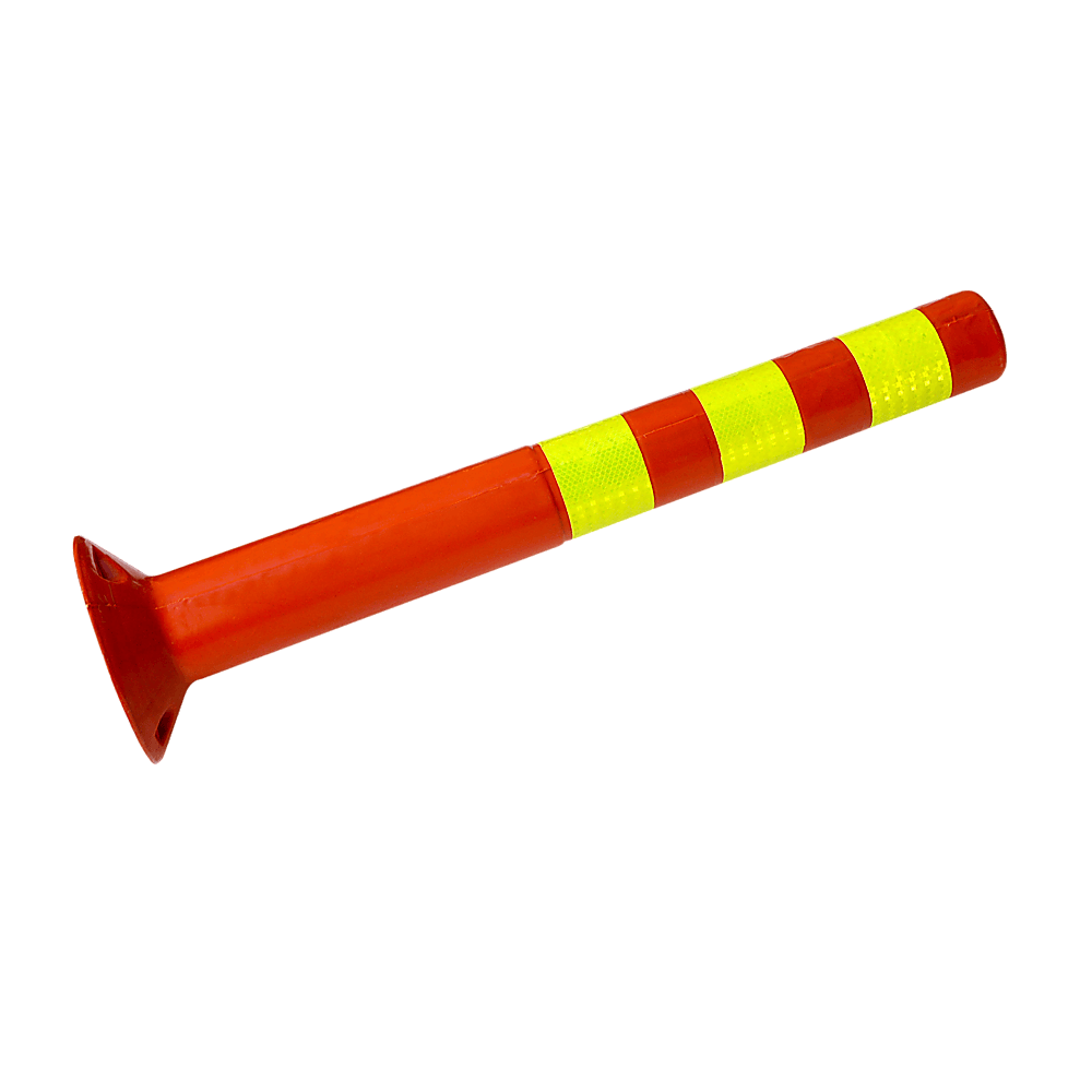 4x Plastic Traffic Bollard Barrier Post Crowd Control Safety