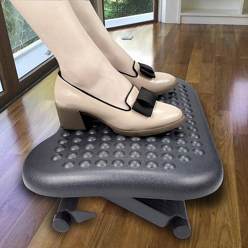 Footrest Under Desk Foot / Leg Rest for Office Chair Ergonomic Computer Plastic