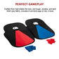 Collapsible Portable Corn Hole Boards With 8 Cornhole Bean Bags, Carry Case