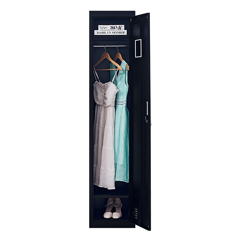 One-Door Office Gym Shed Clothing Locker Cabinet