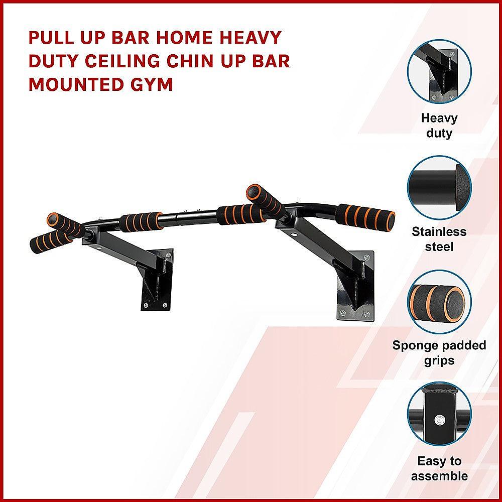 Pull Up Bar Home Heavy Duty Ceiling Chin Up Bar Mounted Gym