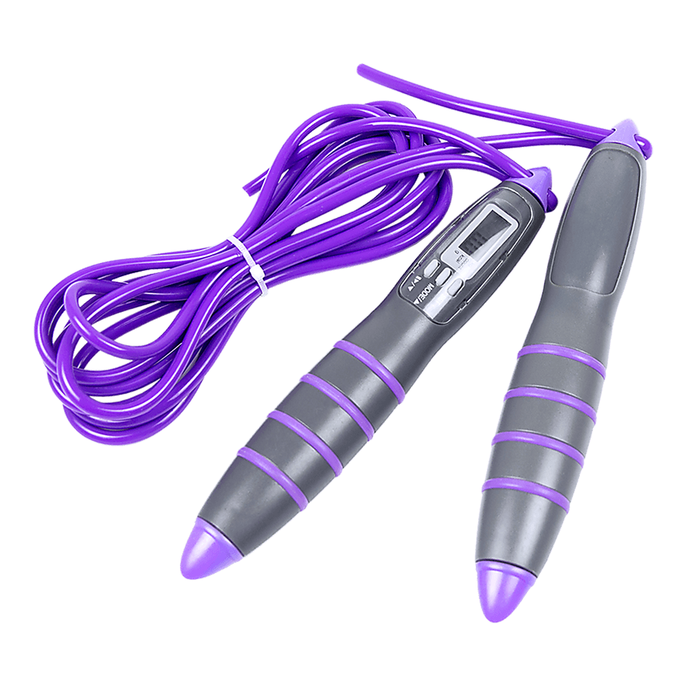 Digital LCD Skipping Jumping Rope - Purple