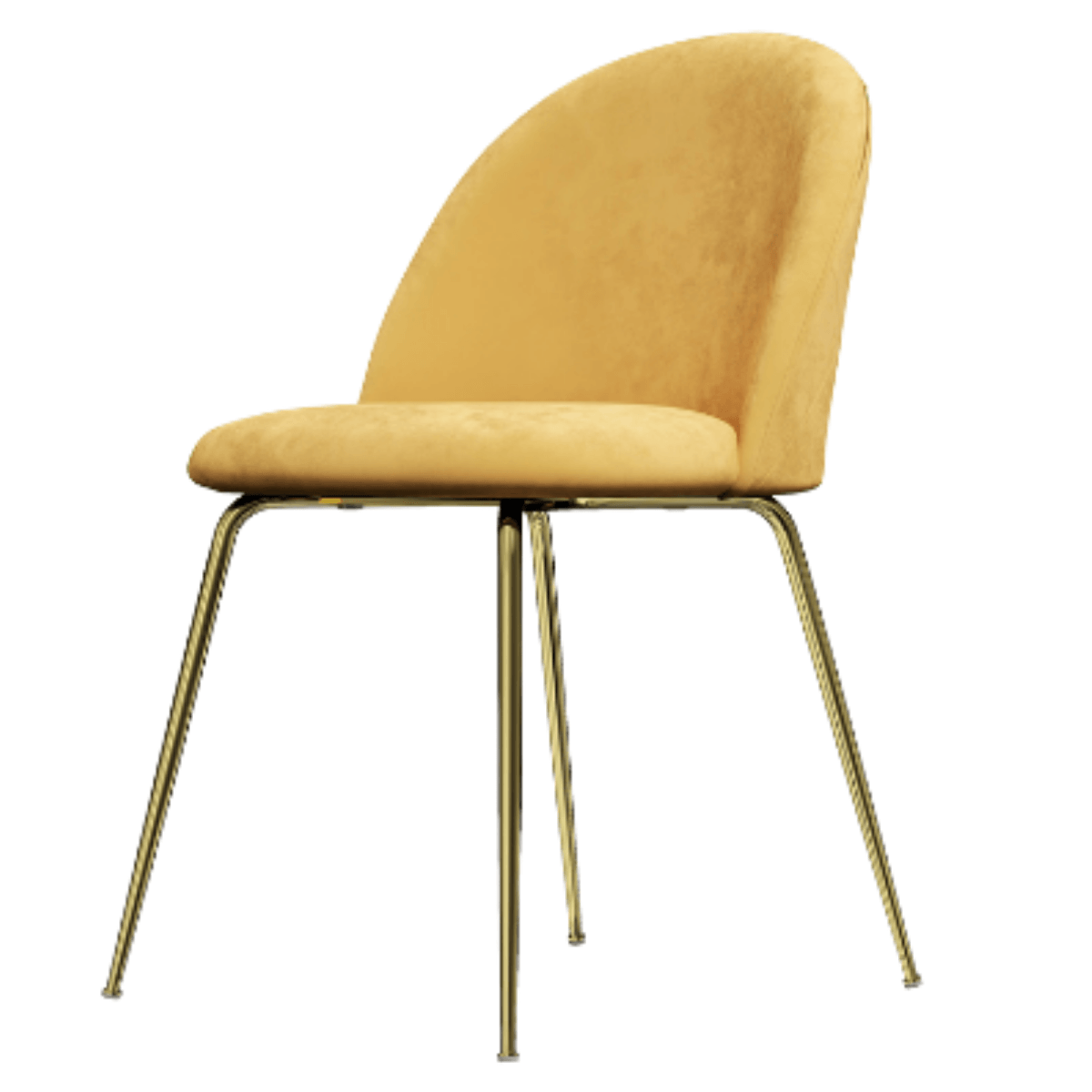 Adie Gold Velvet Dining Chair Set of 2