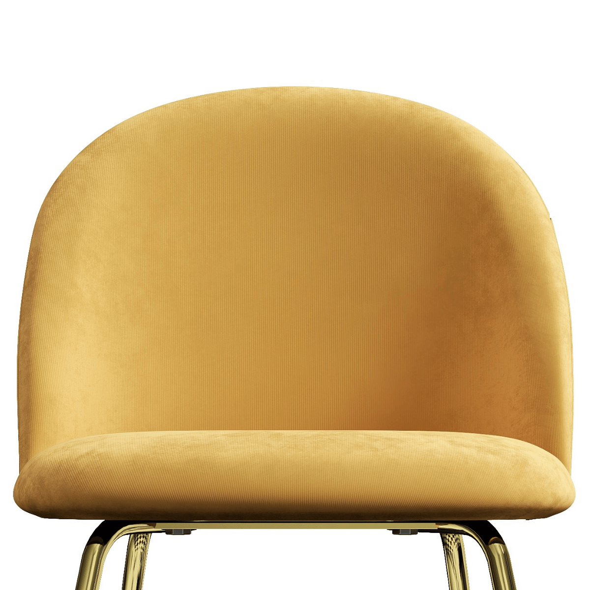 Adie Gold Velvet Dining Chair Set of 2