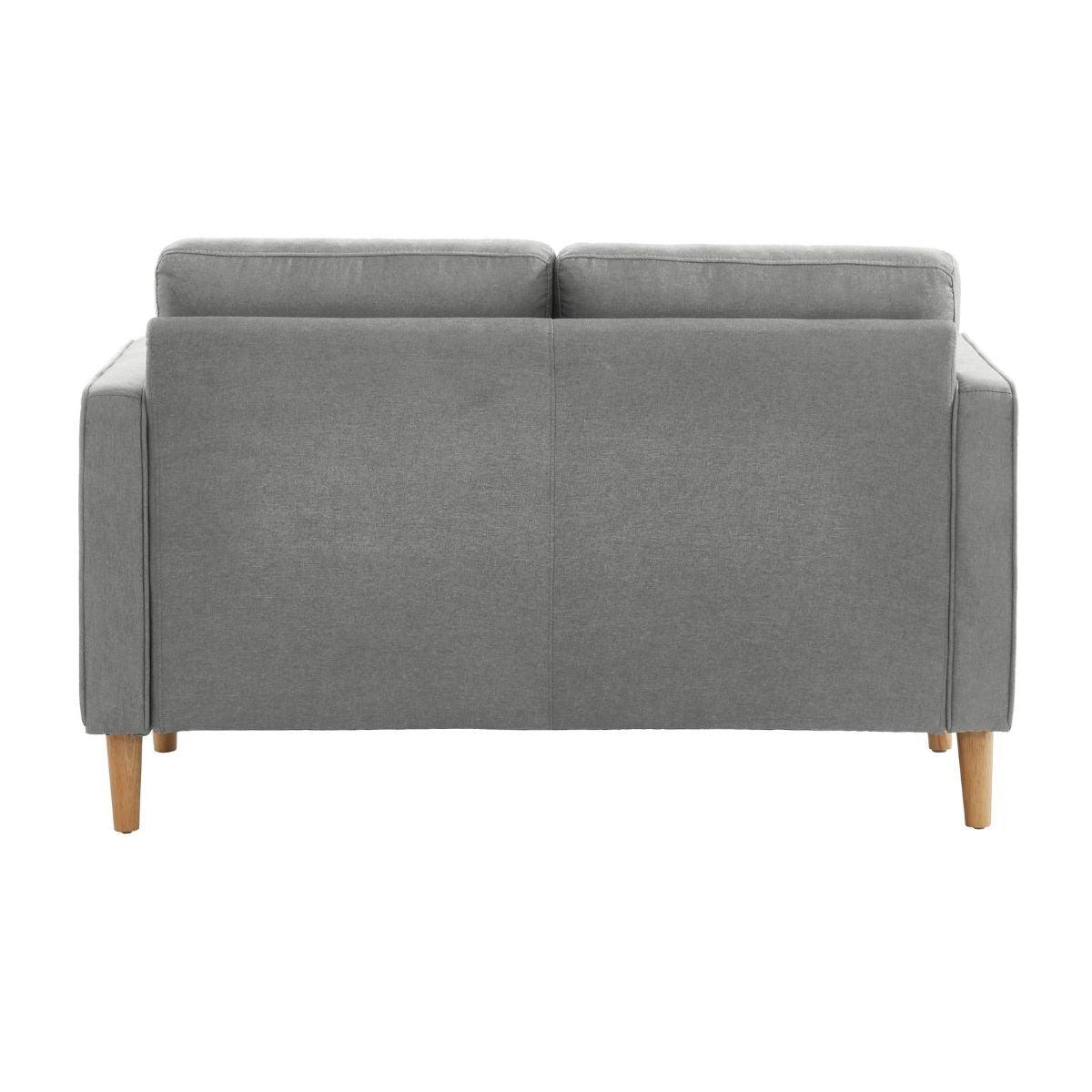 Cassandra 2 Seater Sofa Loveseat Couch Light Grey