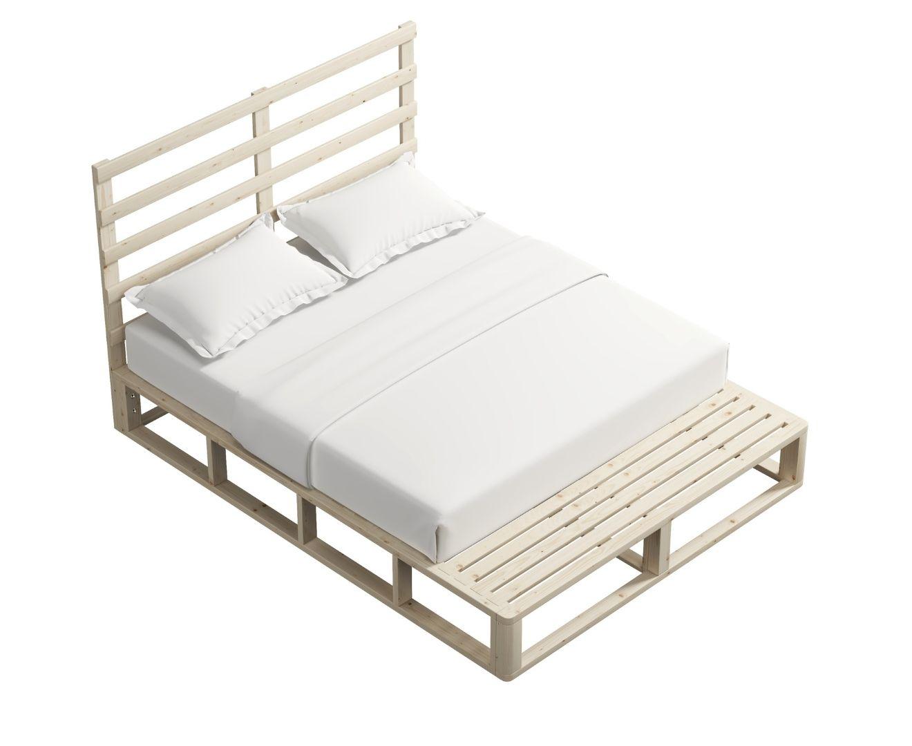 Industrial Coastal Pallet Bed Frame Bed Base King