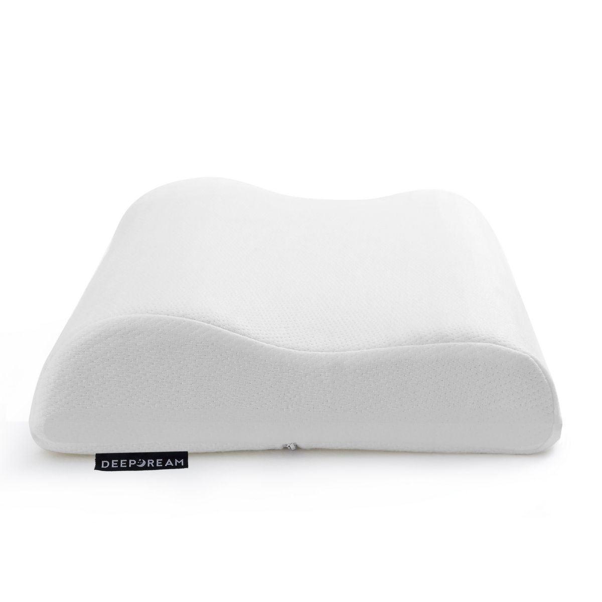 Contoured Pillow Neck Support Memory Foam in Charcoal