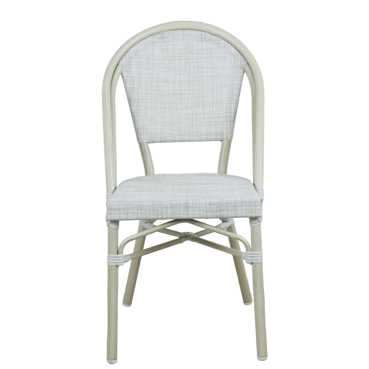 Morris White French Flair Outdoor Dining Chair Set