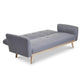 Nicholas 3-Seater Light Grey Foldable Sofa Bed