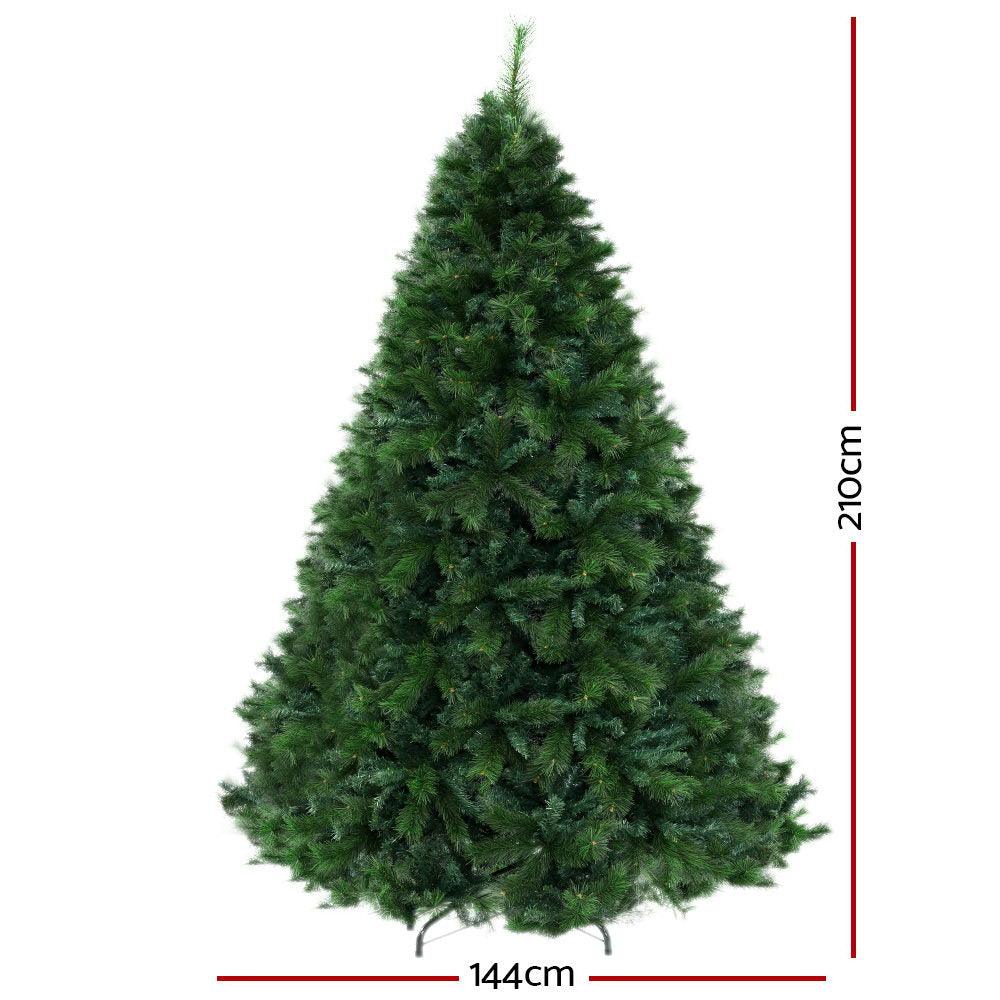 Jingle Jollys Christmas Tree 2.1M 6FT Xmas Decoration Green Home Decor 1584 Tips