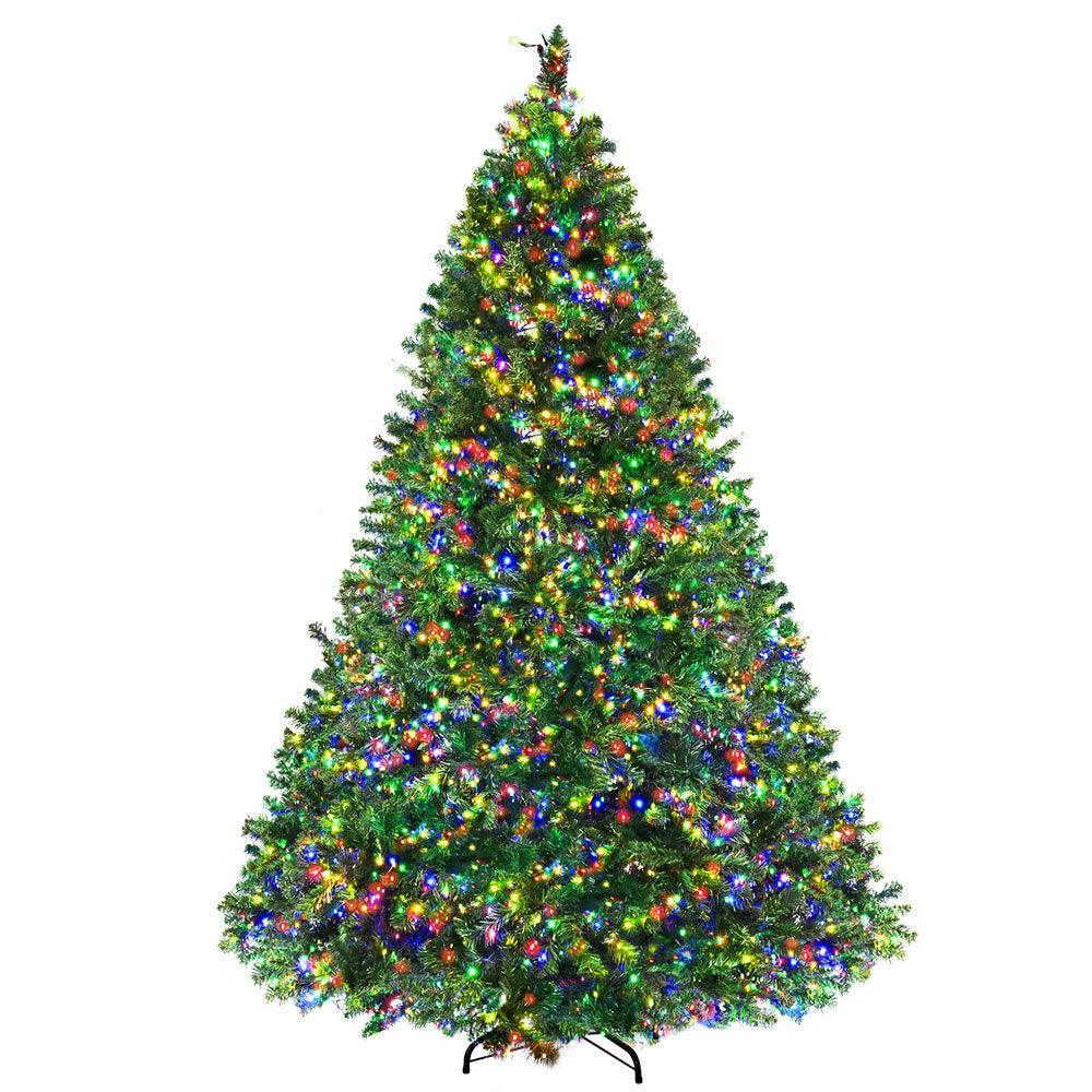Jingle Jollys Christmas Tree LED 2.4M 8FT Xmas Decorations Green Home Decor