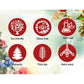 Jingle Jollys Christmas Tree 1.8M Xmas Trees Decorations Snowy 520 Tips
