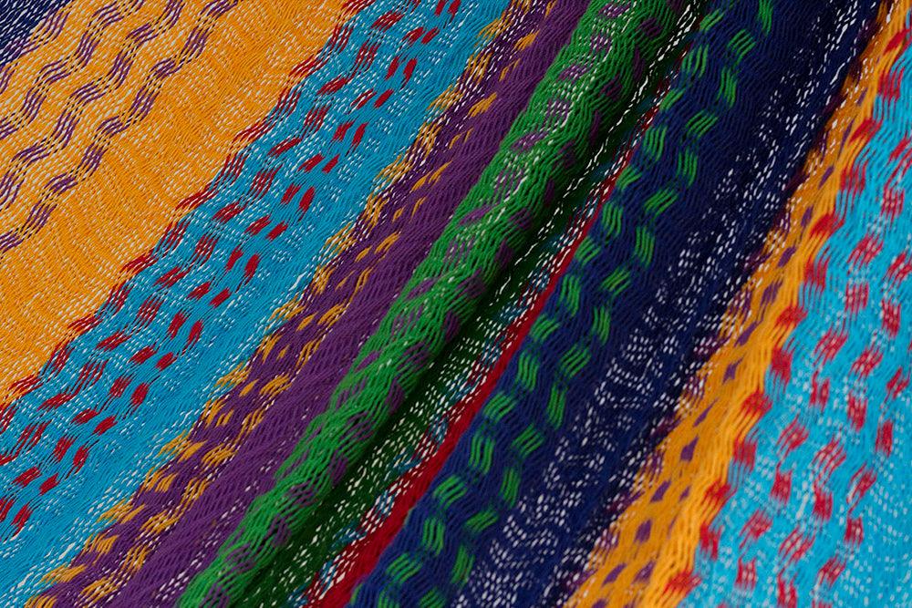 Jumbo Size Mayan Legacy Cotton Mexican Hammock in Colorina Colour