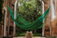 Queen Size Mayan Legacy Cotton Mexican Hammock in Jardin Colour