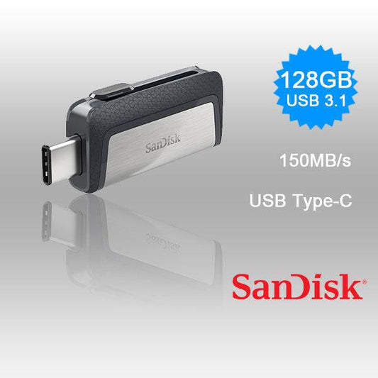 SANDISK ULTRA 128GB SDDDC2-128G Dual USB Drive Type-C 3.1
