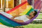 King Plus Size Mayan Legacy Nylon Mexican Hammock in Rainbow Colour