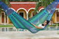 King Size Outoor Cotton Mayan Legacy Mexican Hammock in Caribe