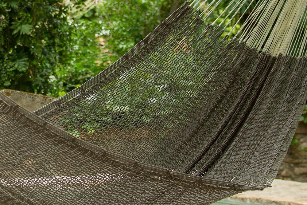 Queen Size Outoor Cotton Mayan Legacy Mexican Hammock in Dream Sands